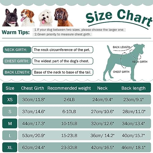 QBLEEV Puppy Sweaters - Green Pet Sweater Dress with Turtleneck - Small Dog Winter Warmth for Girls & Boys - Christmas - Image 5