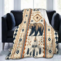 Bear Southwestern Blanket Bear Western Throw Stuff Gifts 80"x60" by Unknown