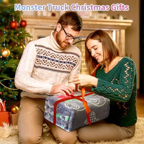 COMFAR Truck Blanket for Boys, Glow in The Dark Blanket for Kids/Toddler/Baby, Soft Fleece Blankets and Throw, Birthday 40"x 60" - Image 4