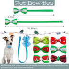 PET SHOW 100pcs/Pack Christmas Small Dog Hair Bows + Dog Bowties + Puppies Collar Flowers Attachment Grooming Set for Holiday Parties Costumes Accessores - Image 4