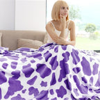 Purple Blanket Twin Size, 60x80 Inch - Image 2