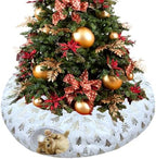 Warm Fluffy Cat Tunnel Under Christmas Tree with 8 Cat Toys by MAKEPETLUCKY-WelcometoCatTunnelClub