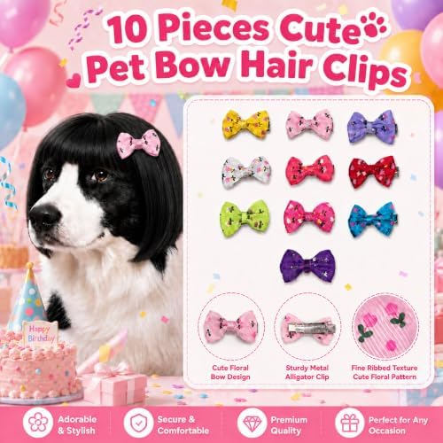 6 Pcs Funny Dog Wig for Cat and Dog Role Playing Wigs - Image 3