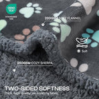 Luciphia Waterproof Dog Blanket Reversible Sherpa Fleece for Small Dogs Cat - Image 2