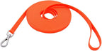 Waterproof Dog Training Leash 50FT 30FT 15FT 10FT 5FT Heavy Duty Recall Long Lead for Large Medium Small Dogs (5FT, Orange)