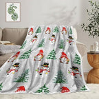 Christmas Throw Blanket Soft and Warm Throw Blankets for Couch Sofa Bed Winter Holiday Decorative Cozy Blanket Blanket 50"x60" - Image 2