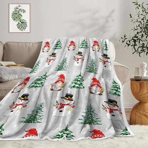 Christmas Throw Blanket Soft and Warm Throw Blankets for Couch Sofa Bed Winter Holiday Decorative Cozy Blanket Blanket 50"x60" - Image 2