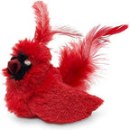 OurPets Play-N-Squeak Real Birds Interactive Cat Toys with Catnip (Cat Toys for Indoor Cats; Catnip Toy for Cats with Bird Chirping Electronic Sound and Feather) by OurPets