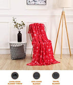 Elegant Comfort Luxury Velvet Super Soft Christmas Prints Fleece Blanket-Holiday Theme Home Décor Fuzzy Warm and Cozy Throws for Winter Bedding, Couch and Gift, 50 x 60 inch, Snowflakes - Image 3