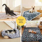 Luciphia Waterproof Dog Blanket Reversible Sherpa Fleece for Large Dogs Cat - Image 4