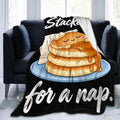 Sleepy Pancakes Blanket Throw Gift for Girls Women 80"X60" by Unknown