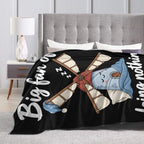 Sleepy Windmill Blanket Throw Gift for Girls Women 50"X40" - Image 6