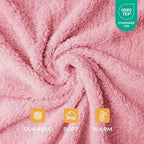 Luciphia 1 Pack 3 Calming Dog Blanket Fluffy Premium Fleece Pet Blankets Soft Sherpa Throw for Dogs Puppy Cat Pink Medium (30" x20") - Image 2