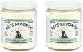 Pet's Favorite Scented Candles with a Cotton Wick, Clean Burning Pet Candles with a Natural Fiber Wick and 70 Hour Burn Time, Forest Pine Pack of 2