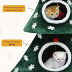 YITAHOME Christmas Cat Tree with 2 Houses - Image 7