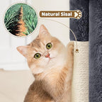 Yaheetech 23.5in Small Low-Profile Cat Tree Condo with Scratching Posts - Image 6