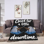 Sleepy Drawbridge Blanket Throw Gift for Girls Women 50"X40" - Image 2