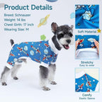XPUDAC 4 Pack Dog Pajamas for Small Dogs Boy Puppy Pjs Onesies Clothes, XS - Image 3