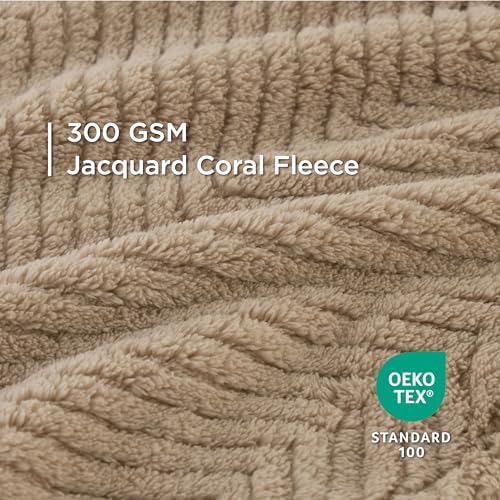 Bedsure Ultra Soft Dog Blankets for Large Dogs 300GSM Fleece, 40x50 Brown - Image 3