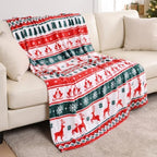 Gogreen Cozy Blanket Printed Throw Christmas Blanket - 300 GSM Fleece Blanket Throw Size for Home Decoration, Ultra Soft Blanket (Throw - 50" x 60") - E - Image 2