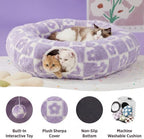 Lesure Donut Cute Jacquard Large Cat Tunnel Bed Kitten Toys for Dog Bunny - Image 3