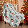 Christmas Throw Blanket Soft and Warm Throw Blankets for Couch Sofa Bed Winter Holiday Decorative Cozy Blanket Blanket 50"x60" by Boziqr