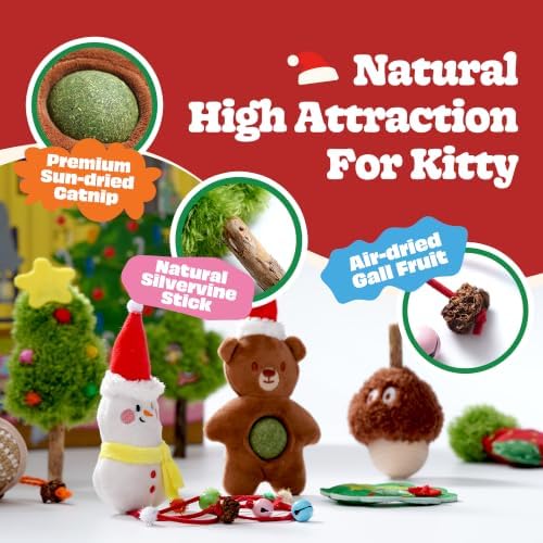 Nocciola Christmas Cat Toys Box Gift- Advent Calendar 2026 24Days Surprise - Image 3