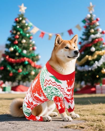 PET SHOW 4 Pack Christmas Fleece Dog Pajamas Warm for Extra Large Dogs - Image 7