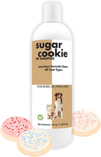 Sugar Cookie Pet Shampoo 16 oz. for Dogs & Cats | Long-Lasting Odor Eliminator | Biodegradable and Non-Toxic | Made in USA