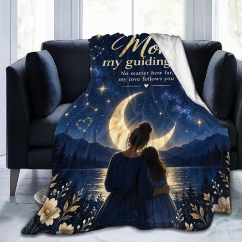 Mom Daughter Guiding Star Blanket Love Throw Stuff Gifts 60"x50" by Unknown
