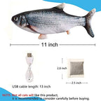 Tocirelo Cat Toys Flopping Fish with Catnip, Moving Interactive Cat Toy - Image 6