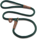 Mendota Pet Slip Leash - Dog Lead and Collar Combo - Made in The USA - Hunter Green, 1/2 in x 4 ft - for Large Breeds