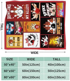 Bowling Blanket for Bowling Fan Kids Throw Stuff Gifts 60"x50" - Image 2