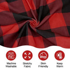 XPUDAC 4 Pack Dog Pajamas for Small Dogs Cats Plaid Doggie Clothes Puppy Onesies Christmas Pajamas Jumpsuits Pet Pjs Shirt Apparel X-Small, Red Green Khaki Grey - Image 7