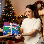 COMFAR Blue Cute Christmas Blankets and Throws for Adults/Women/Boys/Kids, Holiday Fleece Throw Blanket for Couch/Sofa, Holiday Decor, Christmas Decorations/Gifts 40"x 60" - Image 3