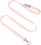 Wisedog Waterproof Dog Leash, Gossamer Pink, 6 ft × 3/4 in | Adjustable, 2 Metal Swivel Hooks, Easy to Clean, For Small, Medium, Large breed Dogs