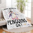 Penguin Blanket Cute Penguin Throw Blanket Gifts for Girls Boys Kids Women Men Adults Super Soft Cozy Plush Fluffy Fuzzy Fleece Blanket Home Decor 50''X60'' - Image 6