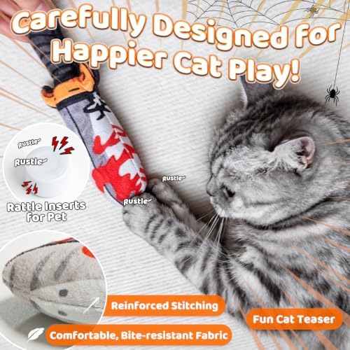 Catnip Toy [2000mg Premium Catnip], Sword Style Cat Kicker Toy - Image 4