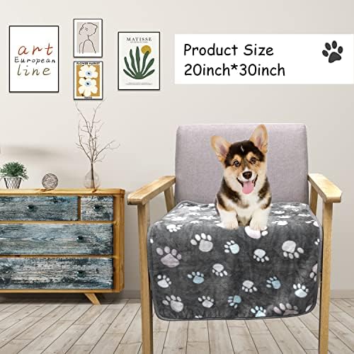 Rezutan 3 Pack Premium Soft Dog Blanket for Medium Dogs Puppy & Cat - Image 5