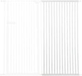 Lumizone Extra Tall Cat Gate Extension Kit 55.12" High 29.52" Wide White | Tall Pet Gate Dog Gate for Doorway Hallway Stairs Pressure Mounted Extra Wide 1.37" Gap No Drilling