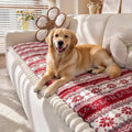 Christmas Couch Cover, Christmas Plush Sofa Cover for Dog Pet 1PC by PJLZJFBY