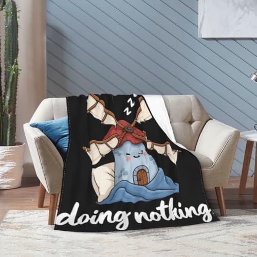 Sleepy Windmill Blanket Throw Gift for Girls Women 50"X40" - Image 2