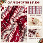 Christmas Couch Cover, Christmas Plush Sofa Cover for Dog Pet 1PC - Image 4