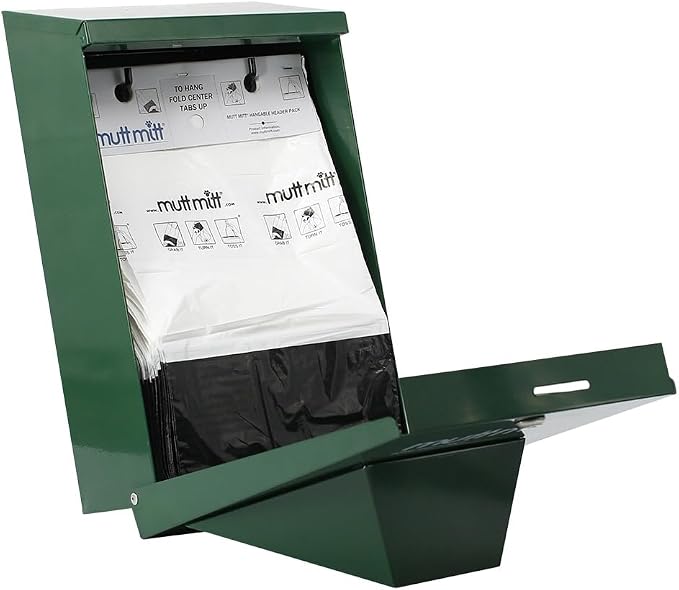 Mutt Mitt® 2-Ply Dog Waste Station Header Bags, 800 Count, 8 Headers | Commercial 2-ply mitten bags, 800 count on 8 station headers, fits hanging dog waste dispensers, 2mil thick pickup protection