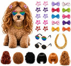 6 Pcs Funny Dog Wig for Cat and Dog Role Playing Wigs by Unknown
