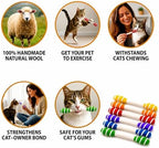 Glaciart One Swabs Cat Toys with Catnip - 6 Pk | Durable for Chew, Cute Cat Toys Interactive Kitty for Boredom, Exercise, & Play | Filled w/Organic Catnip for Anxiety & as Digestive Aid | Gift Idea - Image 3