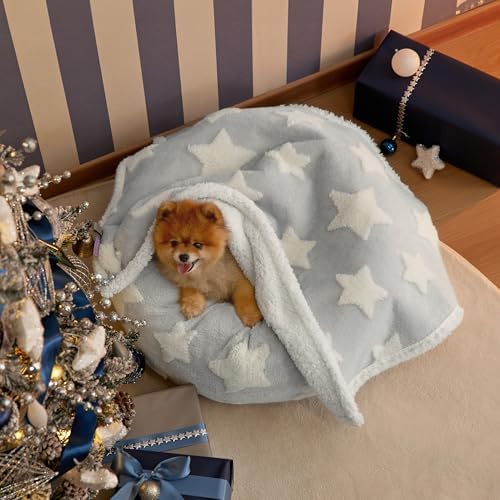 LE SURE Waterproof Dog Blankets for Small Dogs Cute Cozy 3D Jacquard,25x35 - Image 2
