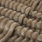Tan Fleece Throw Blanket 50”×60” for Couch Sofa Livingroom - Image 5
