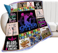 Cheerleader Blanket Cheerleader Throw Blanket Cheerleading Decor Stuff Cozy Flannel Fleece Soft Plush Fuzzy Warm Lightweight Bedding Gifts for Women Girls Kids 50"X40" by Unknown