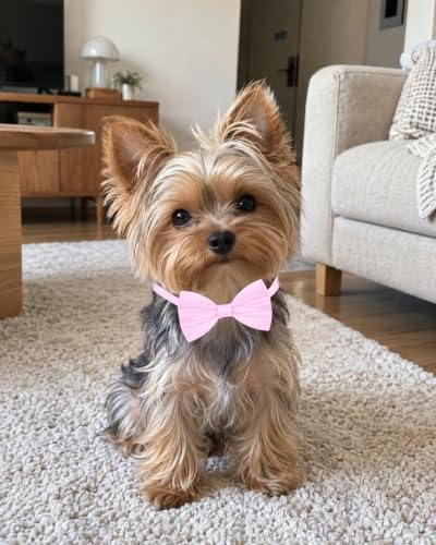 PET SHOW 30 Pack Small Dog Bowties Bulk Solid Colors - Image 7